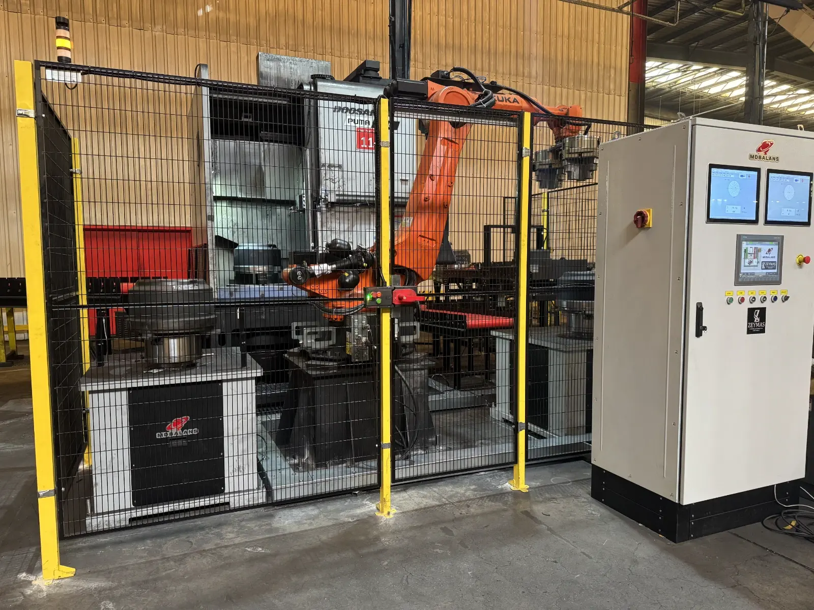 MD100-OD/ Otomatik Hat Tipi Kampana Balans Makinası